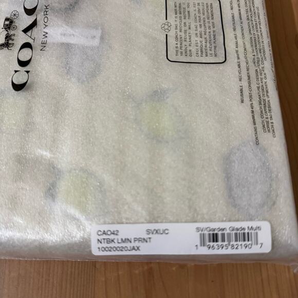 🍋Coach Notebook With Lemon Print - Picture 5 of 6